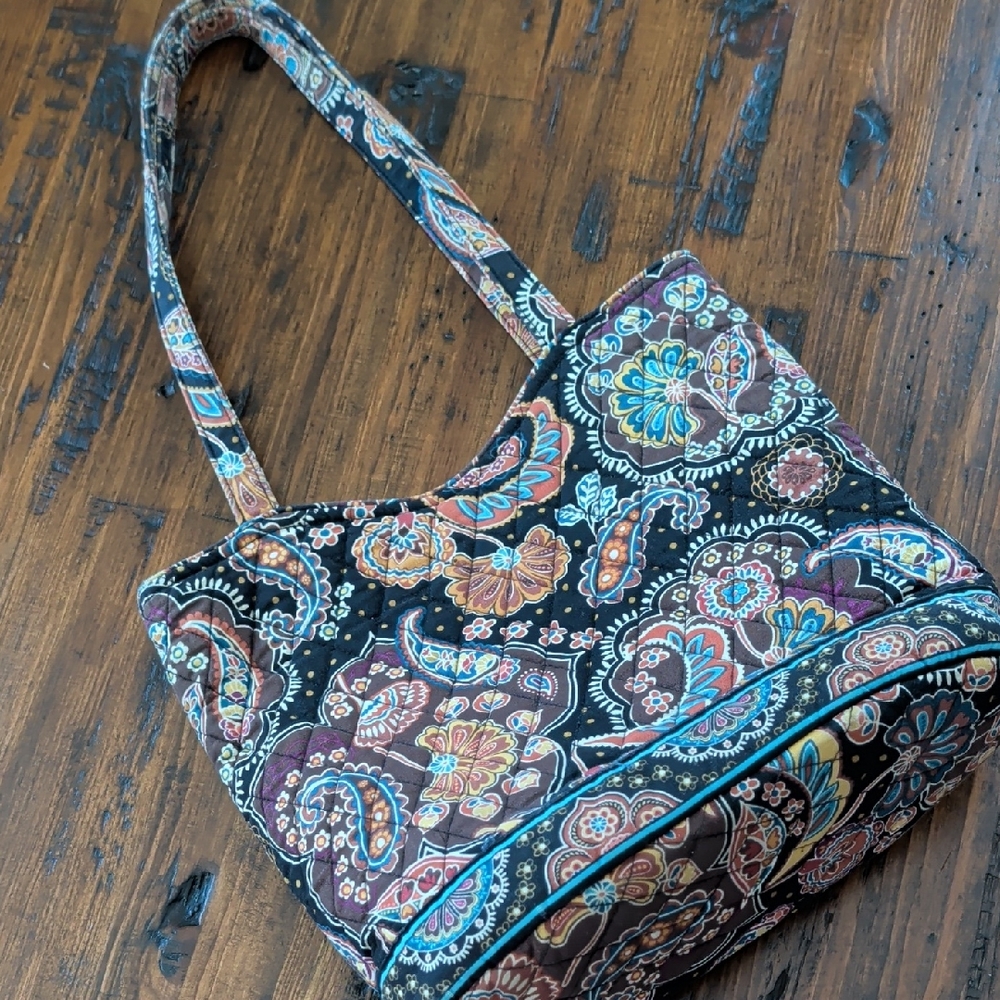 Vera Bradley Kensington Stylish Paisley Tote Bag